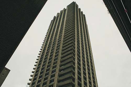 office building grey high rise building city